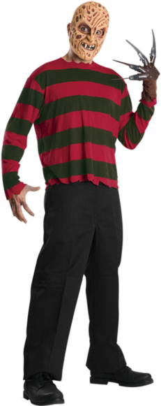 Free Icons Png - Rubie's Freddy Krueger Adult Costume (366x580), Png Download
