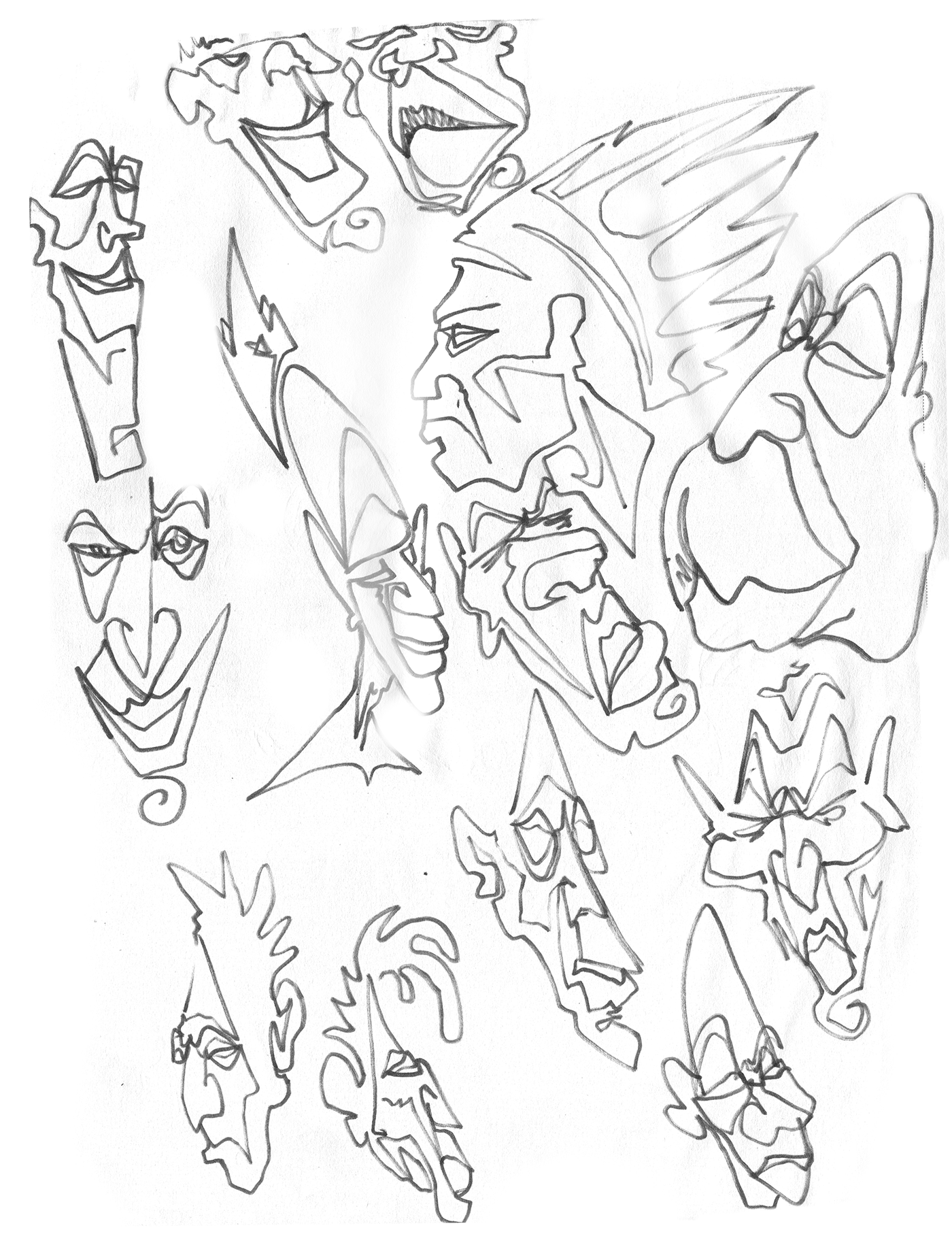 An Ongoing Series Of Paintings And Drawings That Explore - Sketch (1400x1833), Png Download