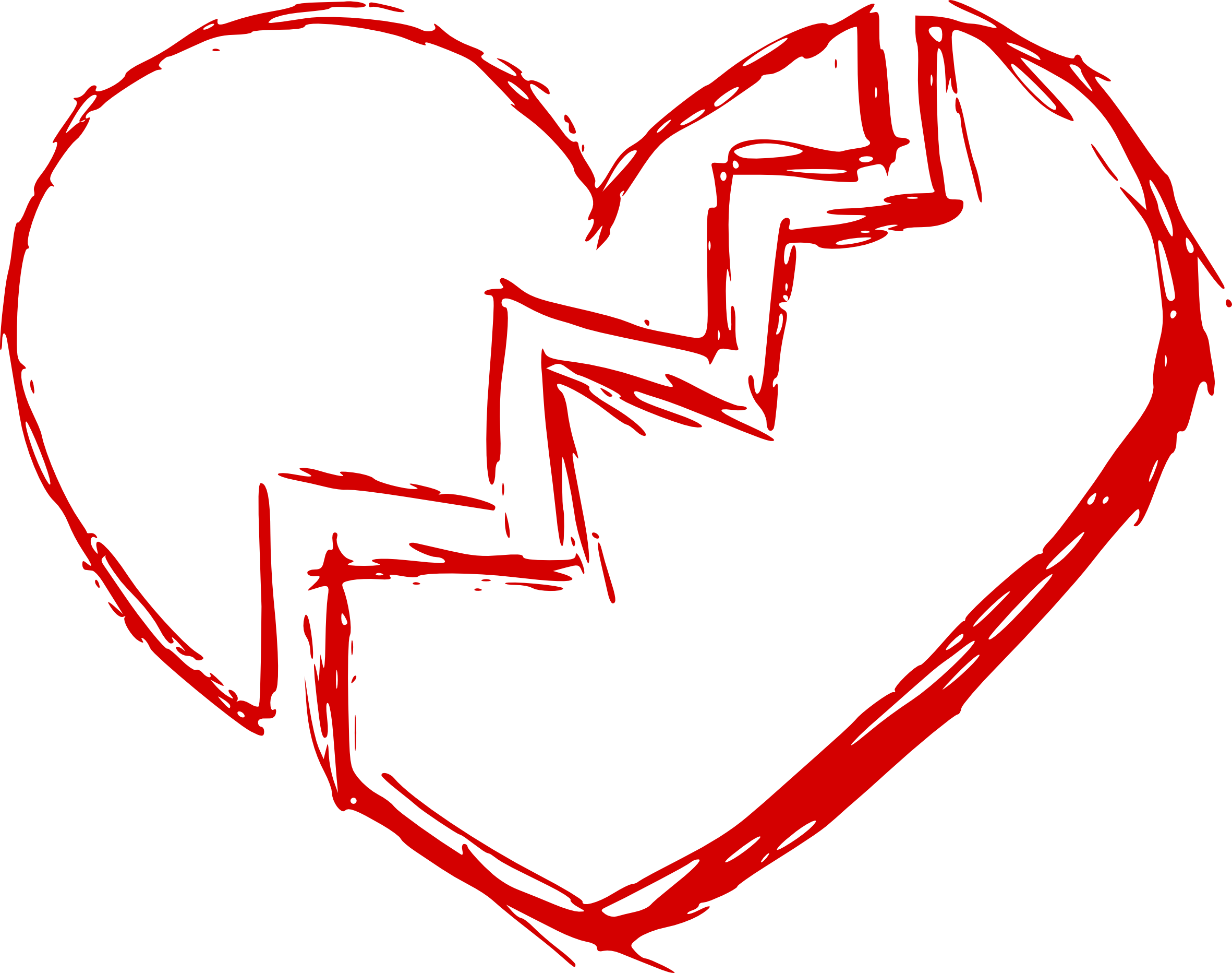 Free Download - Broken Heart Png (2362x1864), Png Download