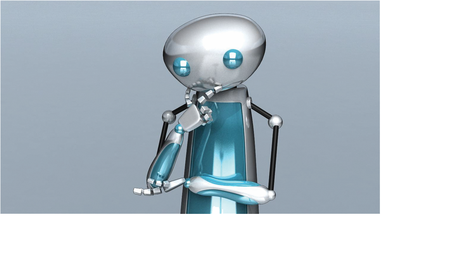 Stage3 Cgi Stage 3 Cgi Robott Thinker - Portable Network Graphics (1860x1140), Png Download