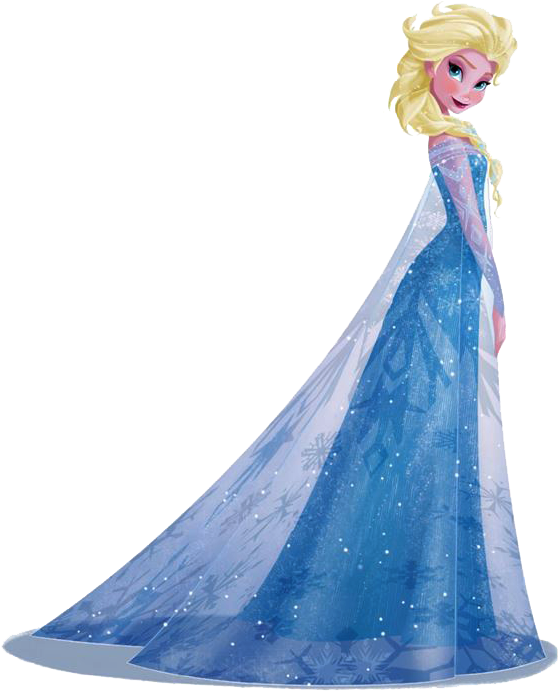 Disney Frozen Elsa Clipart - Princesas Da Disney Elsa (566x708), Png Download