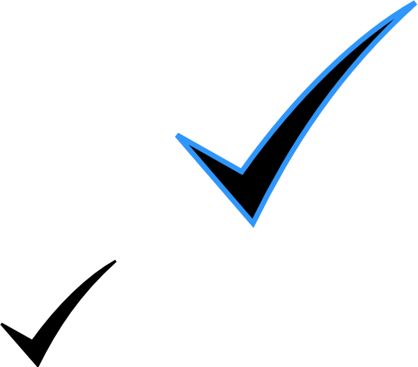 Powerpoint Check Mark Symbol - Black Check Mark Symbol (600x527), Png Download