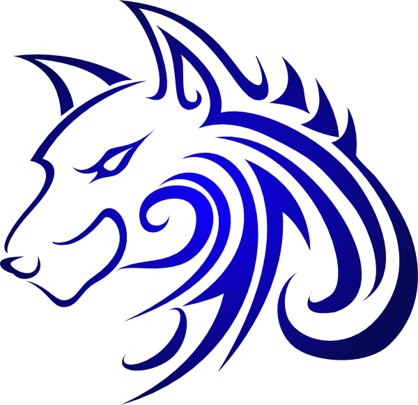 Lue Wolf Clip Art - Blue Wolf Logo Png (600x581), Png Download