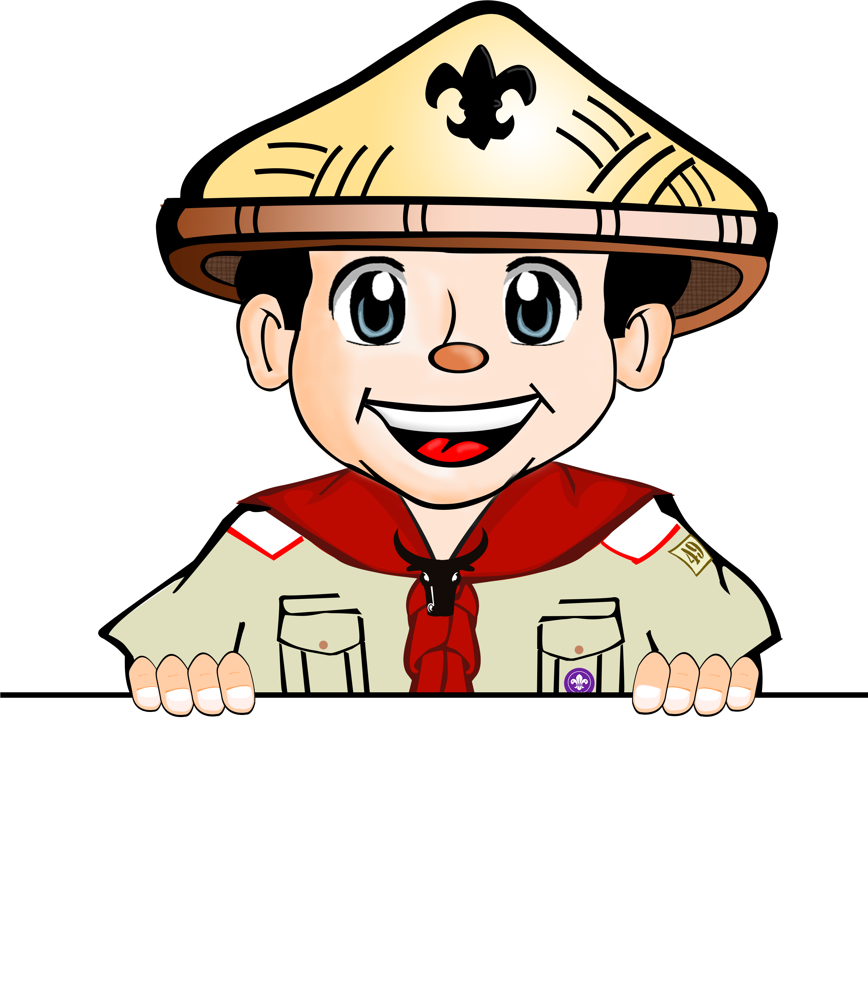 Philipines Clipart Superhero - Boy Scout Clipart Png (2872x3430), Png Download