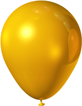 Balloon Png - Balloon Yellow (341x443), Png Download