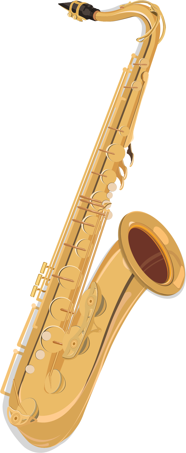 Download Baritone Saxophone Musical Instrument Drawing Saxophone