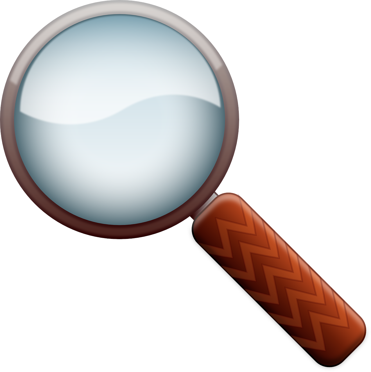 Magnifying Glasses Clipart Png (1277x1280), Png Download