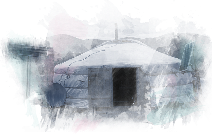 There Is No Hot Water, Gas Or Electricity And Life - Hut (700x500), Png Download