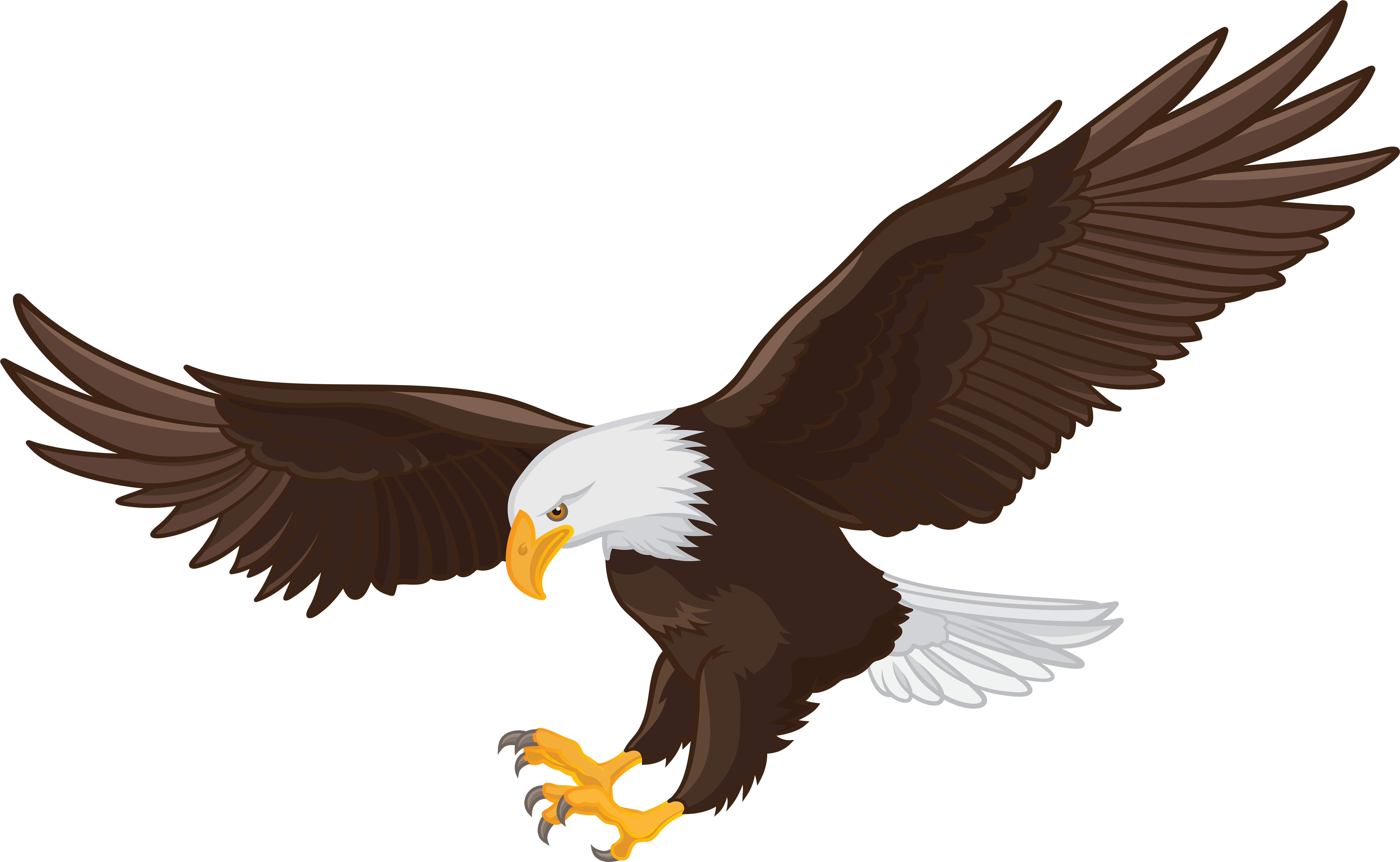 Eagle Clipart (8000x4922), Png Download