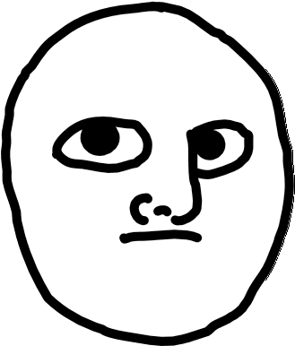 Troll Face - Troll Face Gif You Mad (500x450), Png Download