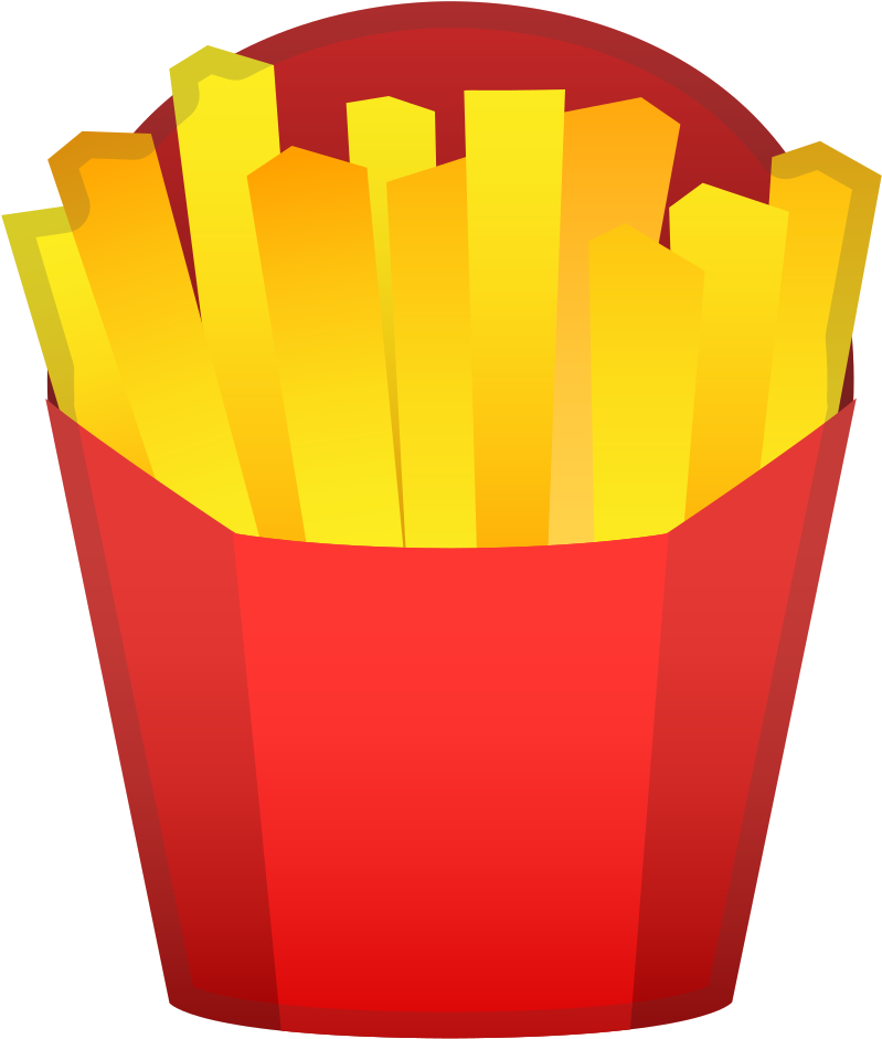 Download Svg Download Png - French Fries Icon Png (1024x1024), Png Download