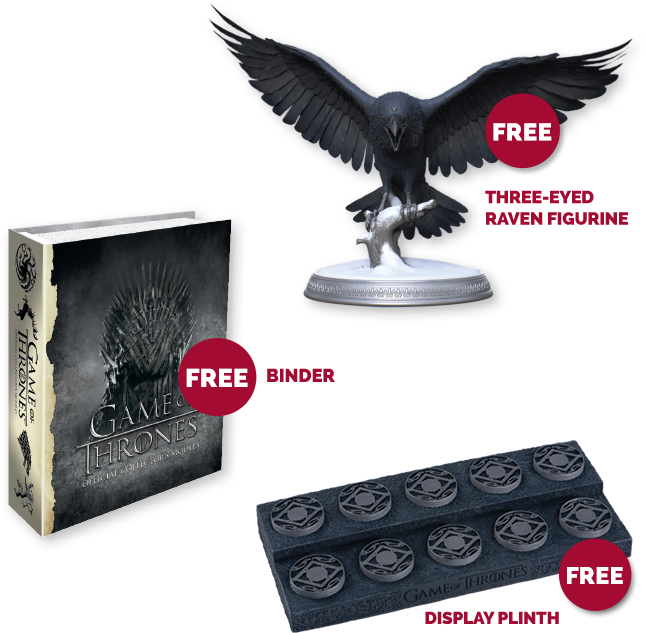 Subscribe Today And Receive 3 Free Exclusive Gifts - Three Eyed Raven Figurine (680x690), Png Download