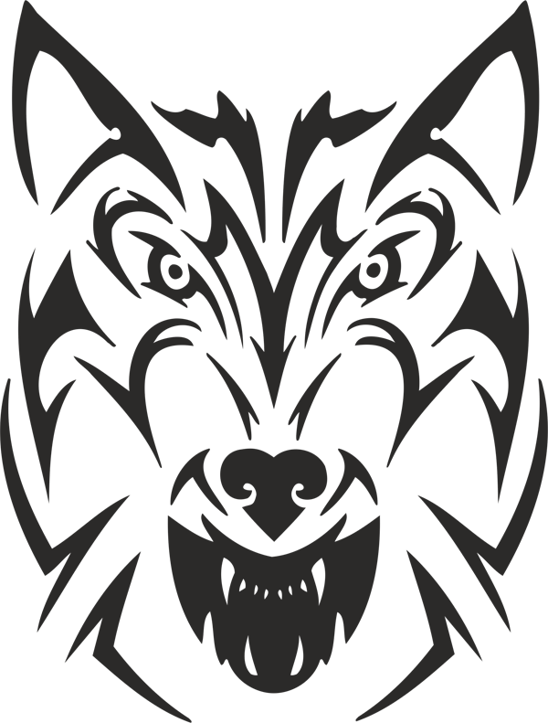 Wolf (600x791), Png Download