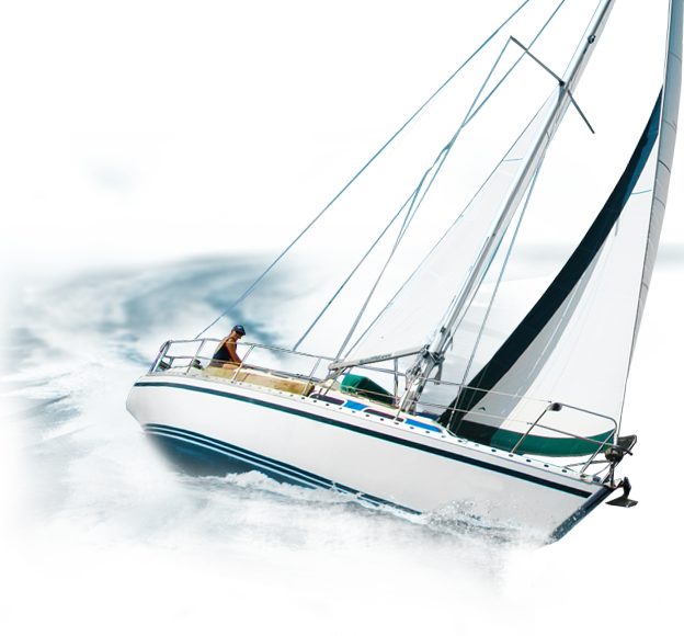 Yacht Sailing Free Png Image - Sailboat Png Transparent (624x580), Png Download