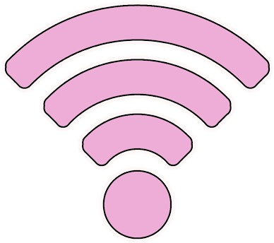 Wifi Tumblr Transparent (409x360), Png Download
