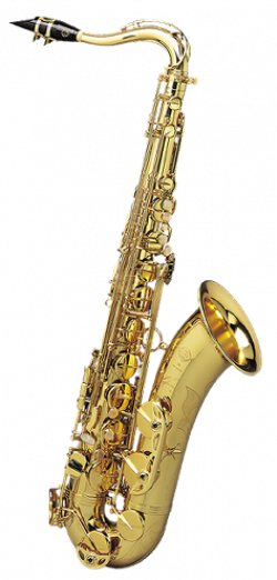 Clarinet Clipart Tenor Sax - Tenor Saxophone No Background (250x522), Png Download