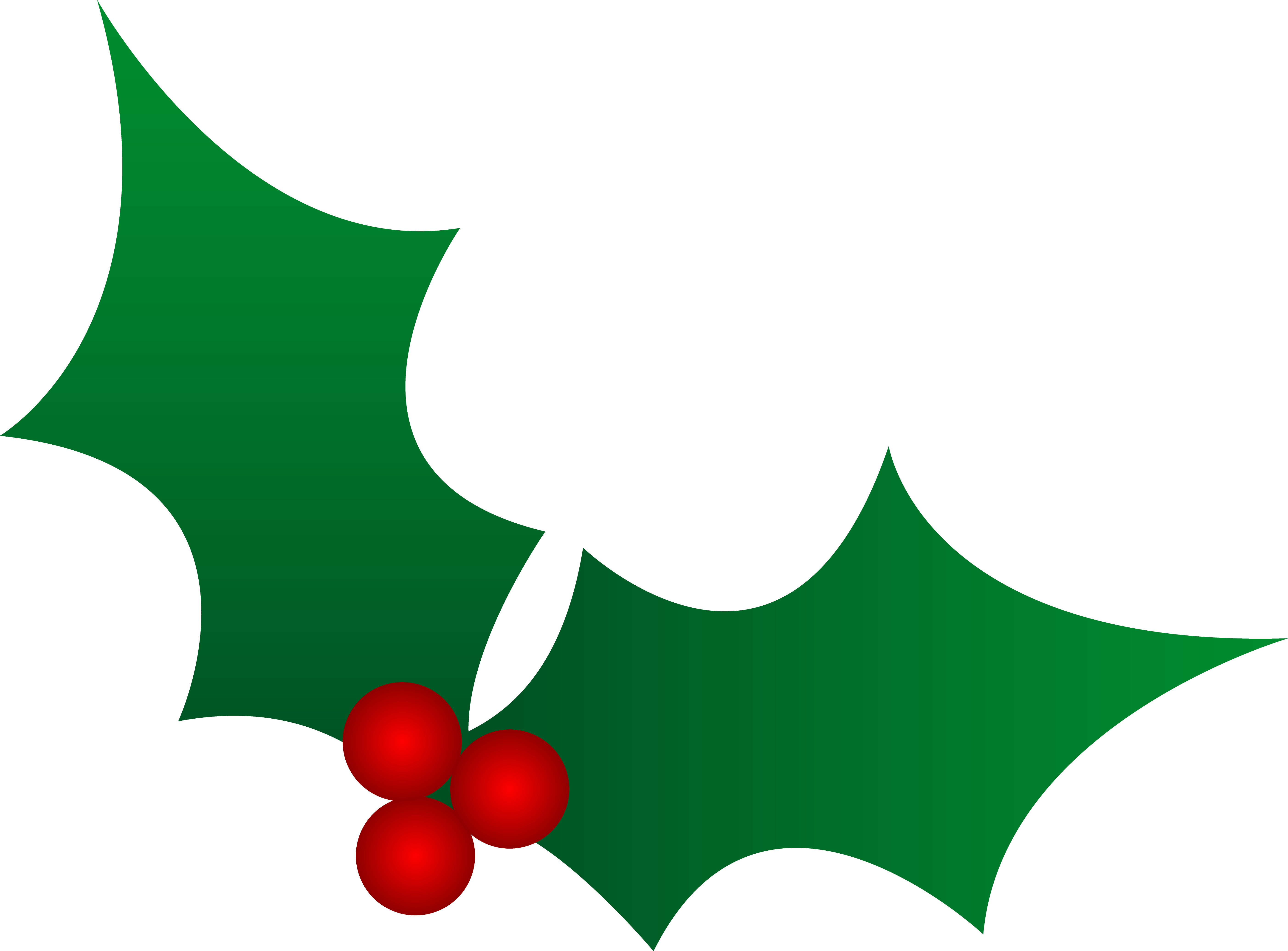 Christmas Holly Design - Guess The Emoji Christmas Songs (5609x4141), Png Download