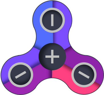 Spinner Spinner Spinner Spinner - Fidget Spinner (400x400), Png Download