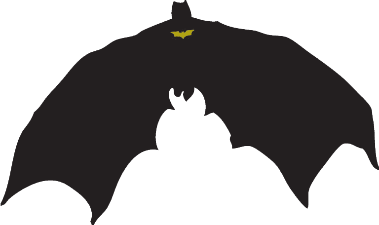 Batman Joker Png Clipart - Joker Black And White Transparent (768x456), Png Download
