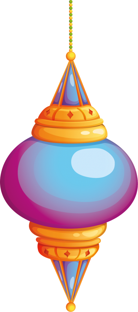 Vector Of Islam Pendant Ramadan Lamp Free Png And Vector - Fanous (452x1024), Png Download