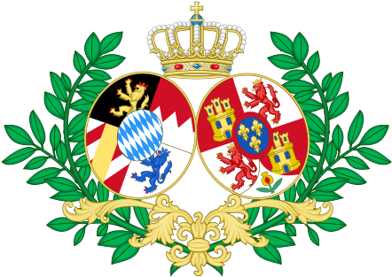 Coat Of Arms Of Infanta Amalia, Princess Of Bavaria - Bavarian Spain (449x320), Png Download
