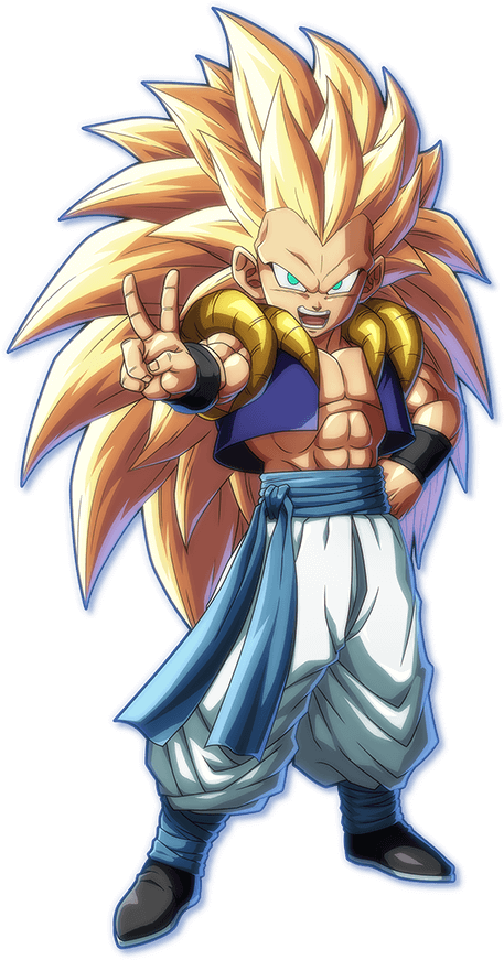 Gotenks Dragonballfighterz Official Artwork - Cell Dragon Ball Fighterz (465x878), Png Download