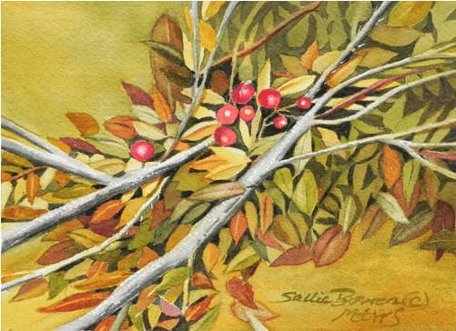 Autumn Rosehips, Small Scale - Autumn (500x500), Png Download