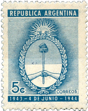 Arg Postage Stamp 1944 - Postage Stamp No Background (324x402), Png Download