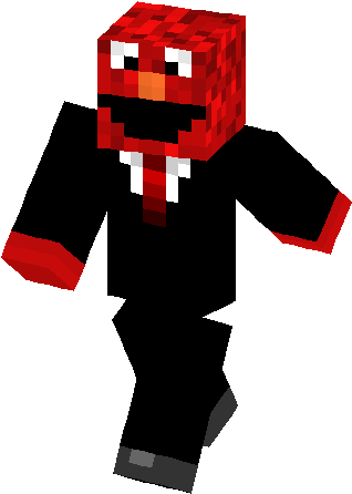 Elmo Troll Skin - Minecraft Girl Skin Tnt (317x453), Png Download