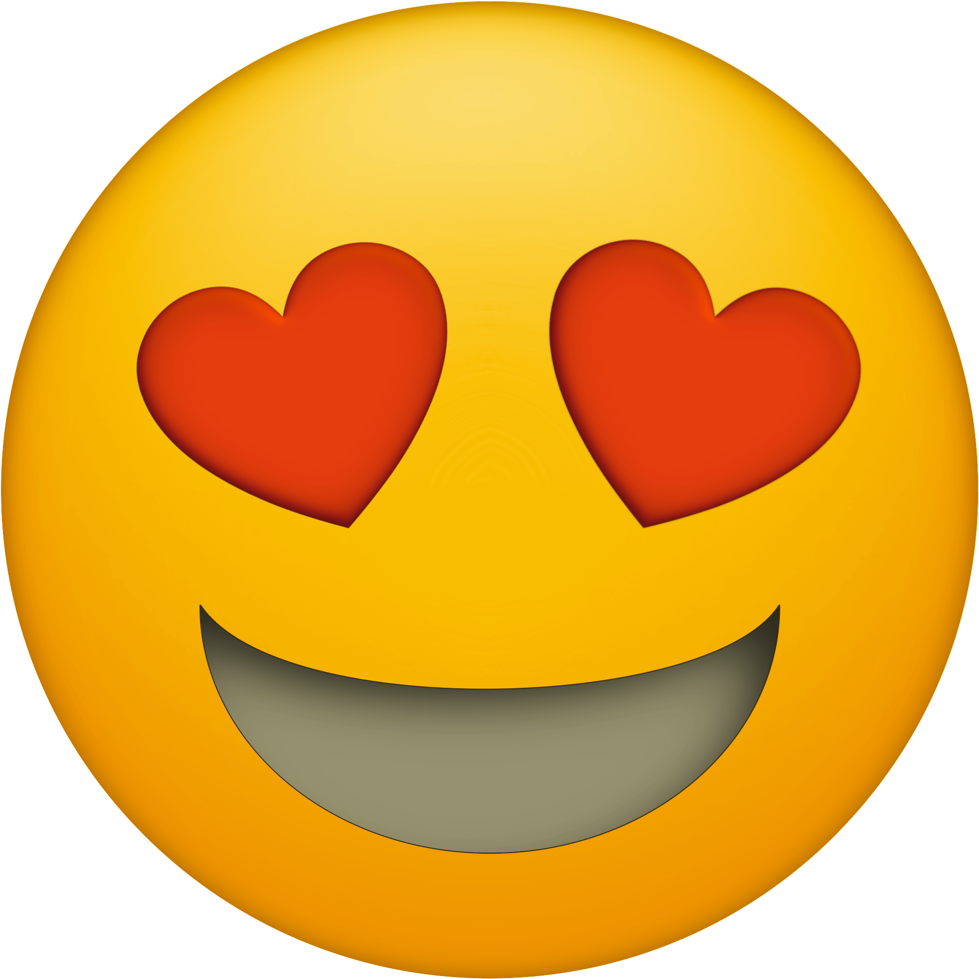 Heart-eyes - Imagenes De Emojis Png (2083x2083), Png Download