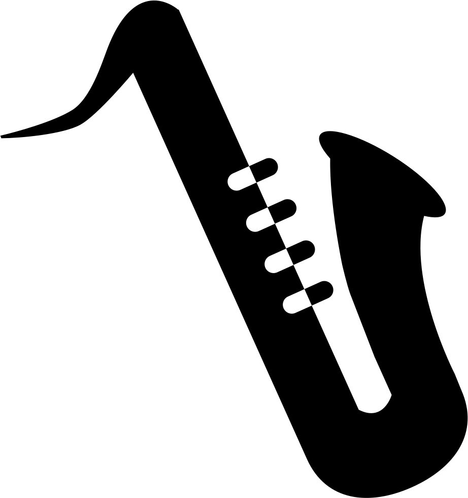 Saxophone Silhouette Png At Getdrawings - Saxophone Silhouette Png (922x981), Png Download