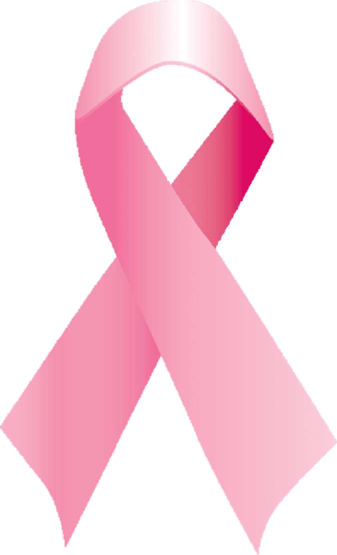 Breast - Pink Ribbon Cancer Png (640x1051), Png Download