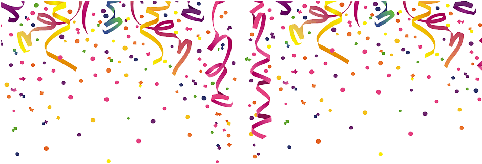 Confetti, Birthday Party - Happy New Year 2018 Confetti (940x425), Png Download