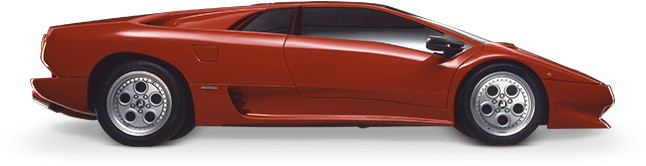 Banner Free Png - Lamborghini Diablo 1990 (645x213), Png Download