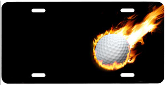 Golf Ball On Fire Png (600x400), Png Download