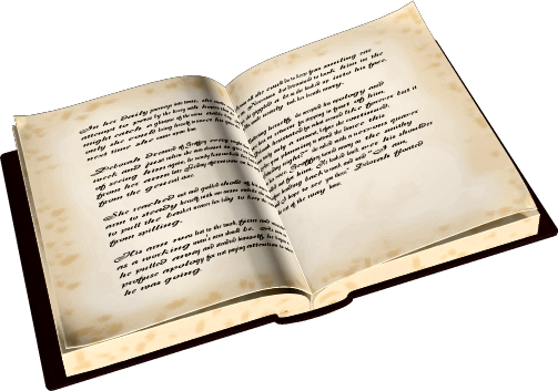 Bibliography Clip Art Library Download - Real Open Book Png (503x353), Png Download