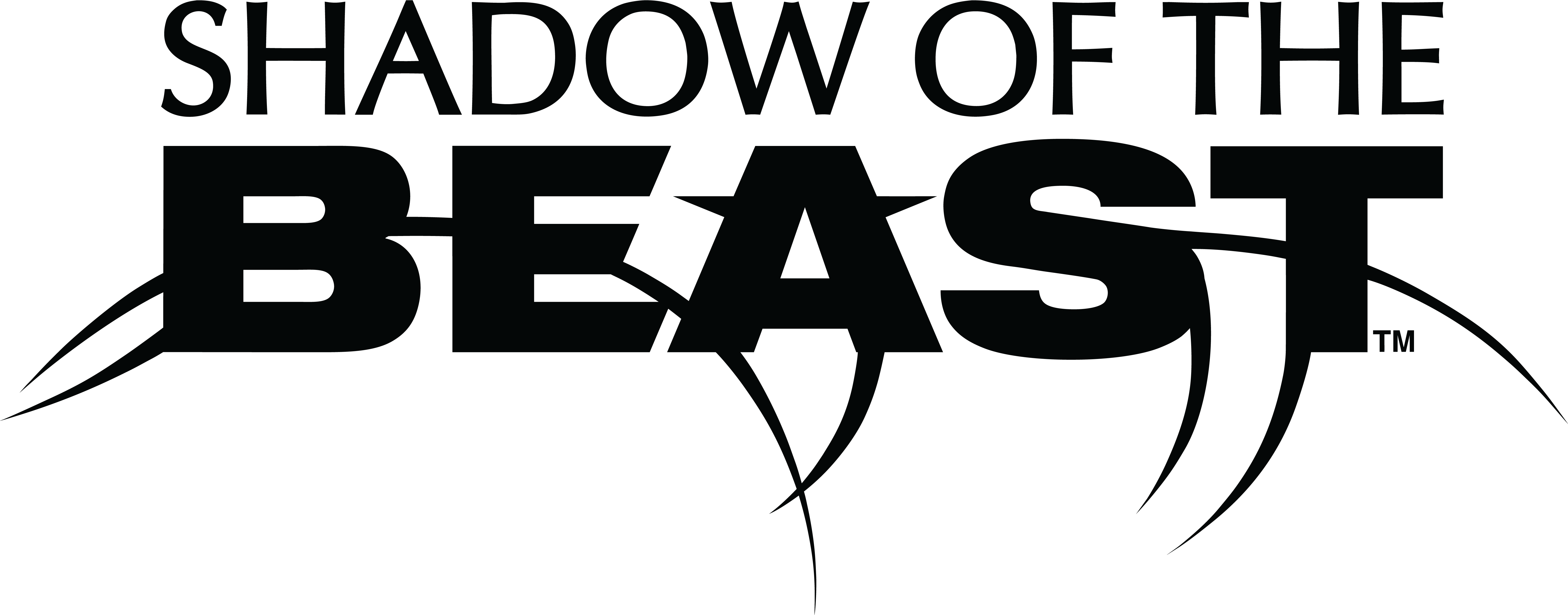 Logo - Shadow Of The Beast (english & Chinese Subs) (6333x2486), Png Download