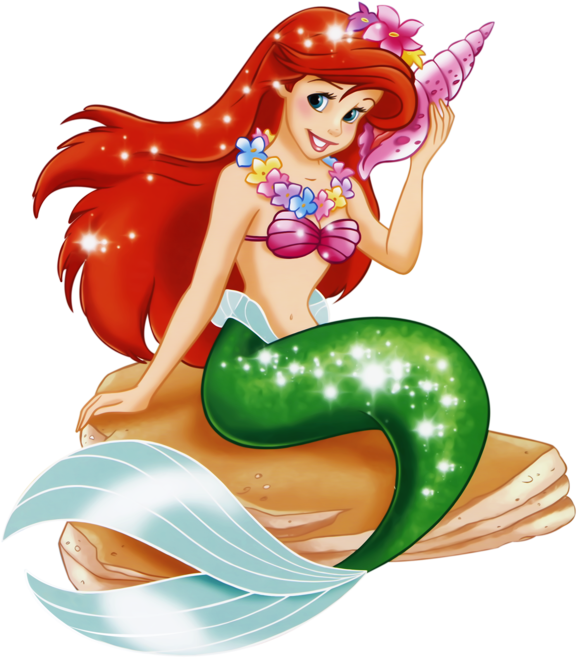 Clip Art Little Mermaid (2090x2348), Png Download