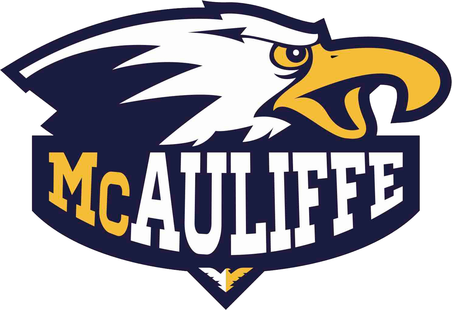 Mcauliffe Middle School - Emblem (1487x1020), Png Download