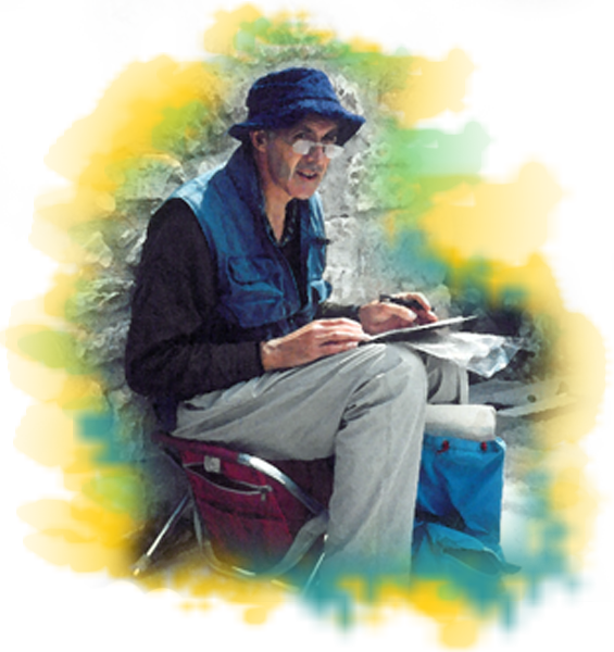 Malcolm J Bartsch - Watercolor Painting (565x600), Png Download