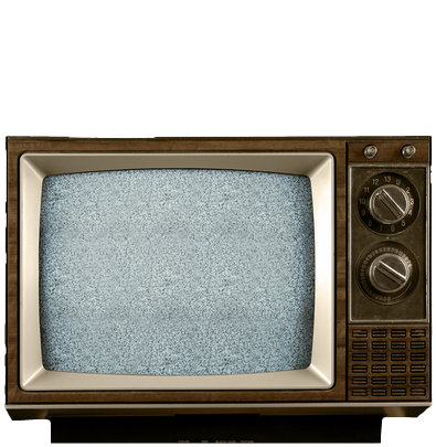 7 - 60's Tv Set (395x405), Png Download