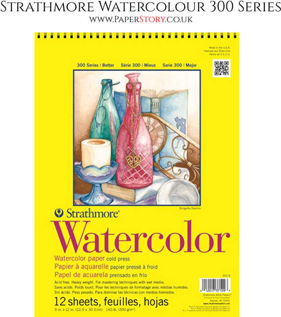 Strathmore 300 Series Watercolour Paper Pad - Strathmore Watercolor Paper (1024x768), Png Download