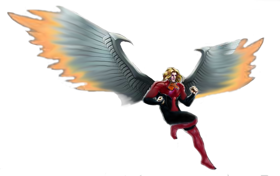 Phoenix5 Angel - Angel Marvel Png (566x355), Png Download