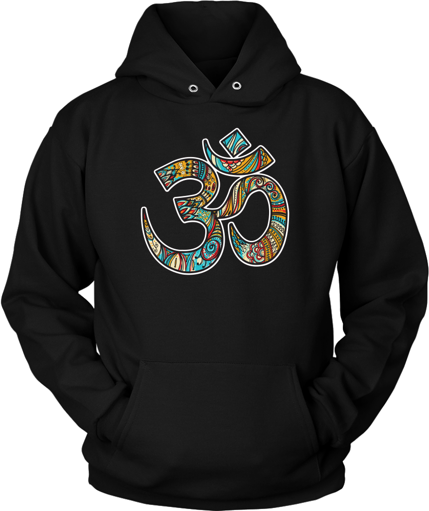 Watercolor Om Hoodie - Let It Go T−shirt Tank Top Hoodie (1024x1024), Png Download