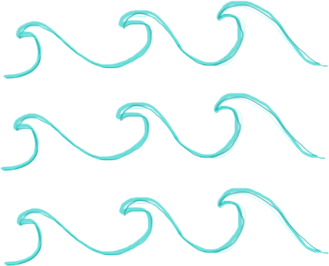 Waves, Ocean, And Sea Image - Waves Tumblr Png (496x441), Png Download