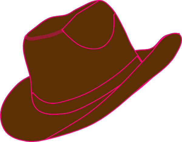 Cowgirl Clipart Cowgirl Hat - Brown Cowgirl Boots Clip Art (600x467), Png Download