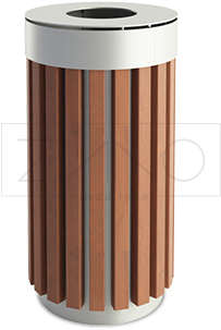 Outdoor Trash Can Png (450x330), Png Download