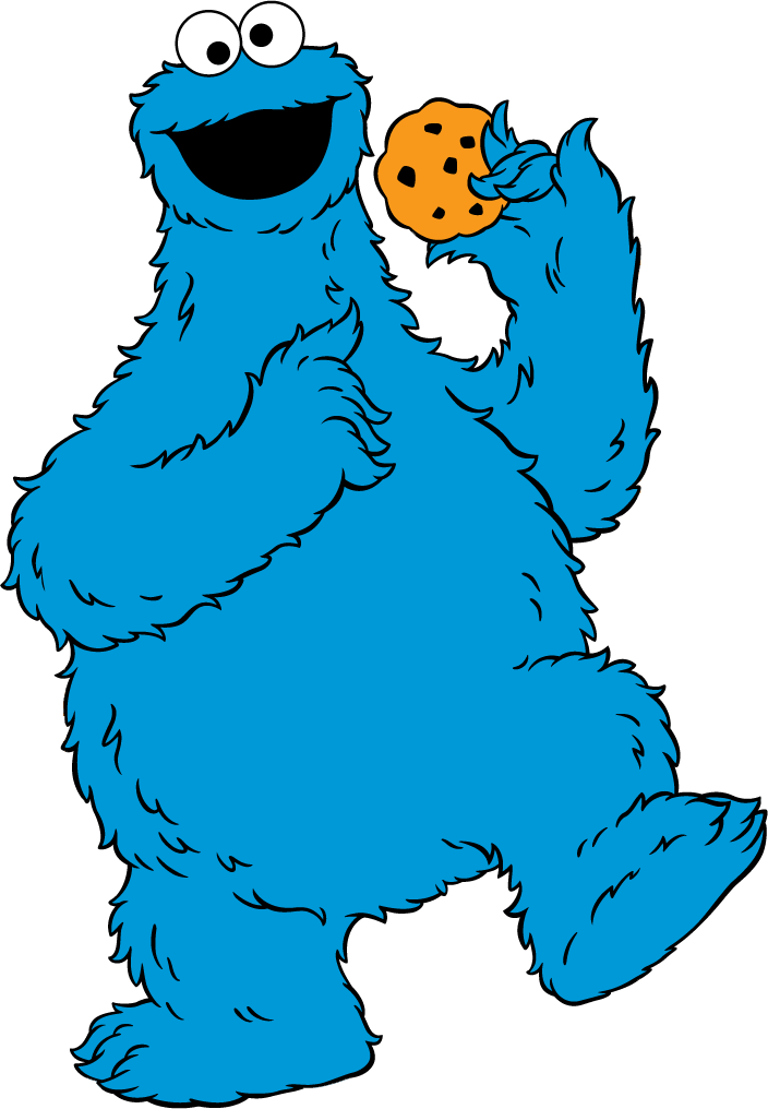 Cookie Monster Clip Art - Sesame Street Cookie Monster Png (704x1016), Png Download