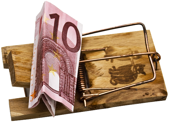 Case, Money, Mousetrap, Snap To, Dollar Bill, Bill - Geld Mausefalle (640x483), Png Download