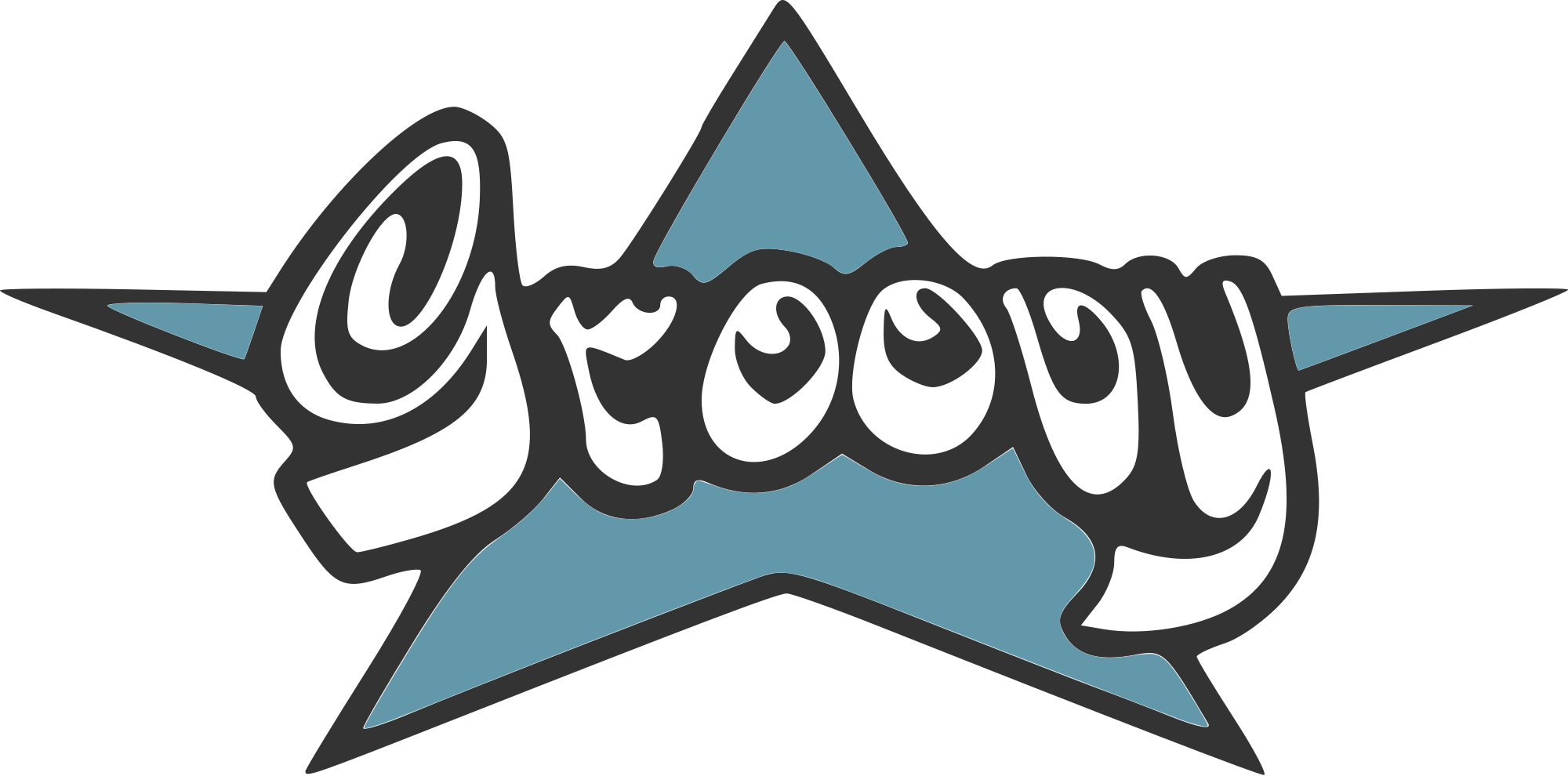 Cowboys Svg Word - Groovy Java (2000x990), Png Download